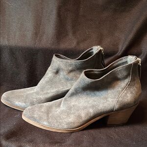 Dolce Vita Gray Ankle Boots Western Style
